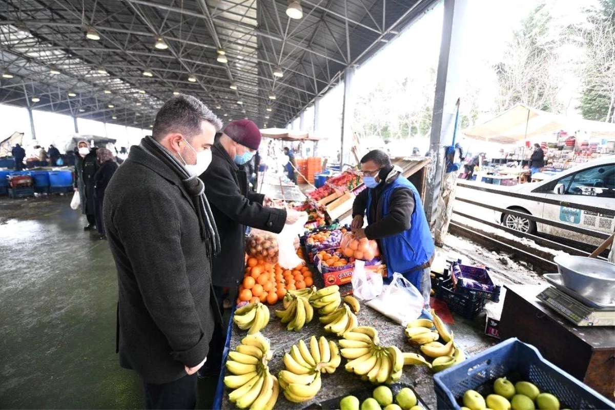 Pursaklar Belediye Başkanı Çetin\'den pazarda gıda denetimi