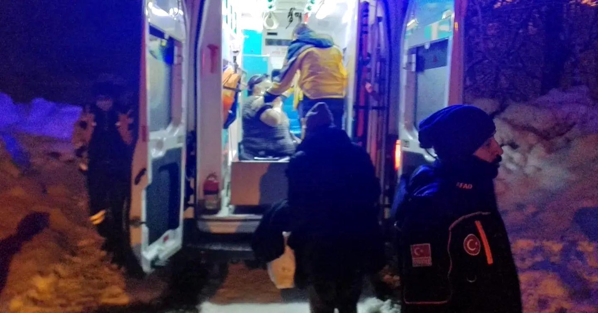 Sağlık ekipleri hastaya AFAD\'ın yardımıyla ulaştı