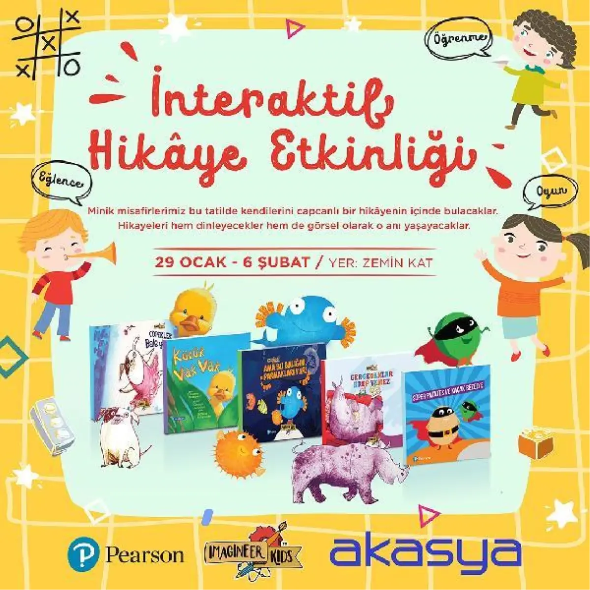 Sömestr tatilinde çocuklara özel 'İnteraktif Hikaye Etkinliği'