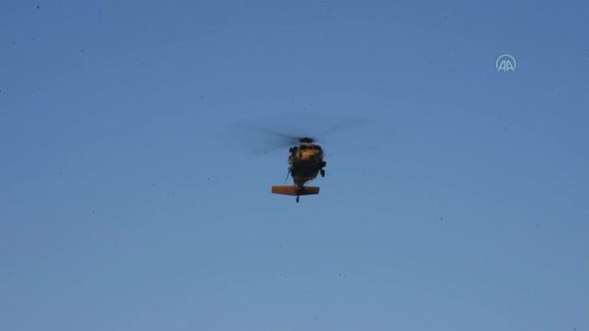 Son Dakika | Askeri helikopter kolunu yem karma makinesine kaptıran besici için havalandı