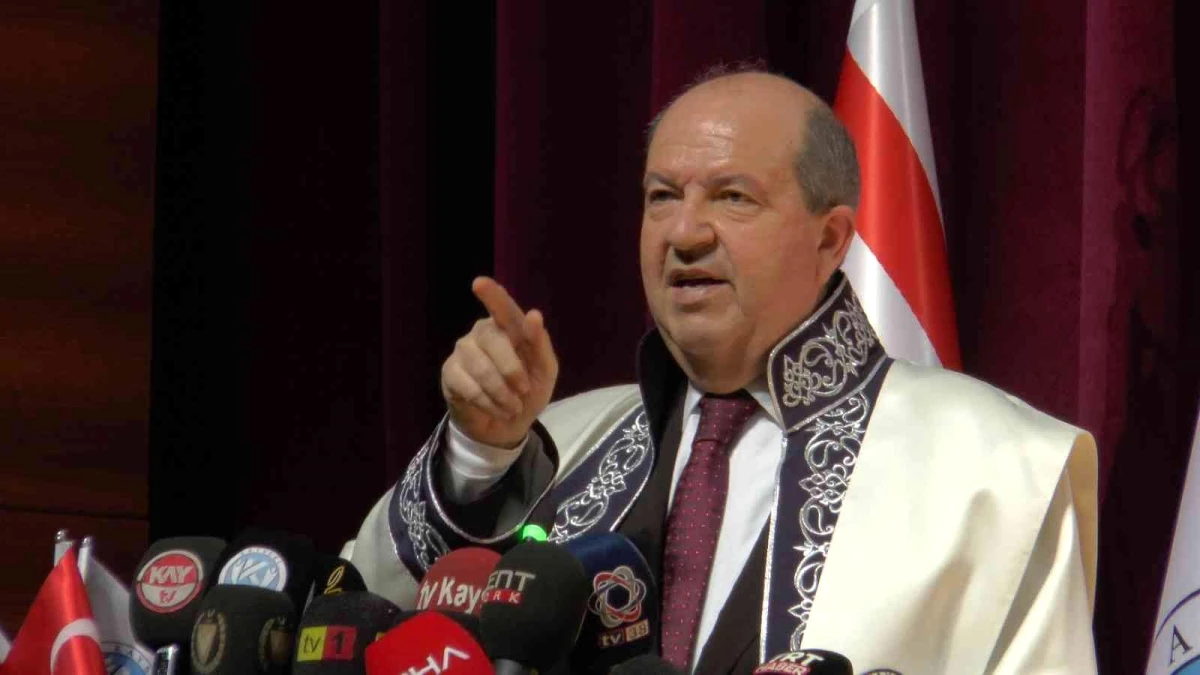 KKTC Cumhurbaşkanı Tatar: "Biz direnmeye devam edeceğiz yeter ki Türkiye arkamızda dursun"- KKTC Cumhurbaşkanı Ersin Tatar\'a \'Fahri Doktora\'...