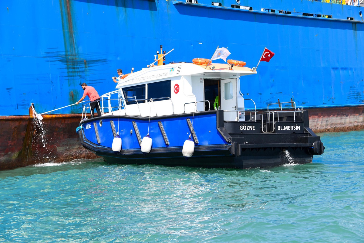 Mersin\'de 2021\'de denizi kirleten gemilere 11 milyon 906 bin lira ceza