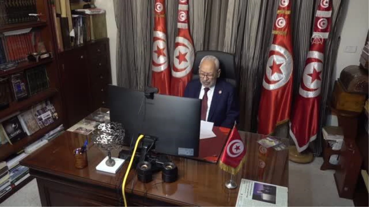 Nahda Lideri Gannuşi, Tunus devriminin anayasasına "darbe" yapıldığını söyledi (2)