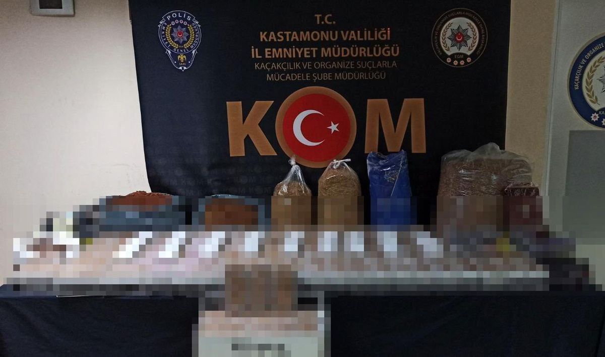 36 bin 480 adet doldurulmuş makaron ele geçirildi