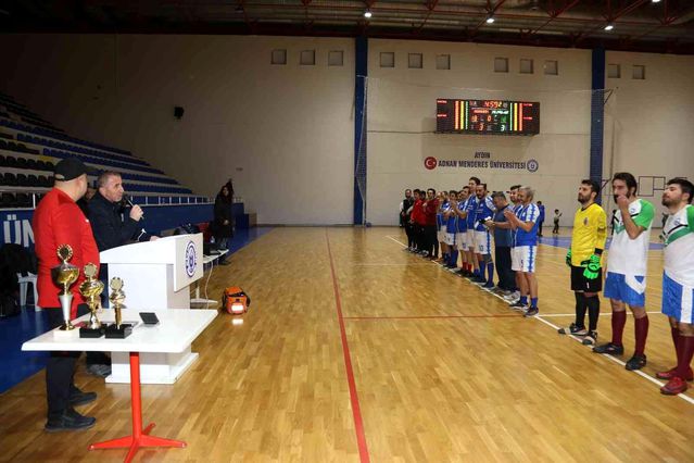 ADÜ'de 'Futsal Personel Turnuvası' sona erdi