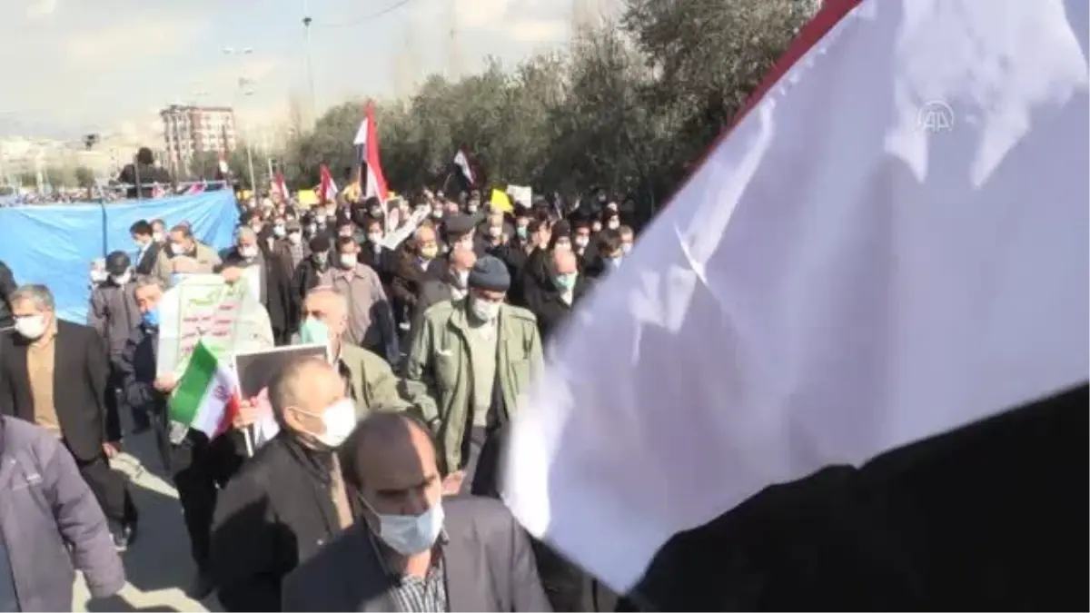 İran'da Yemen'e destek gösterisi