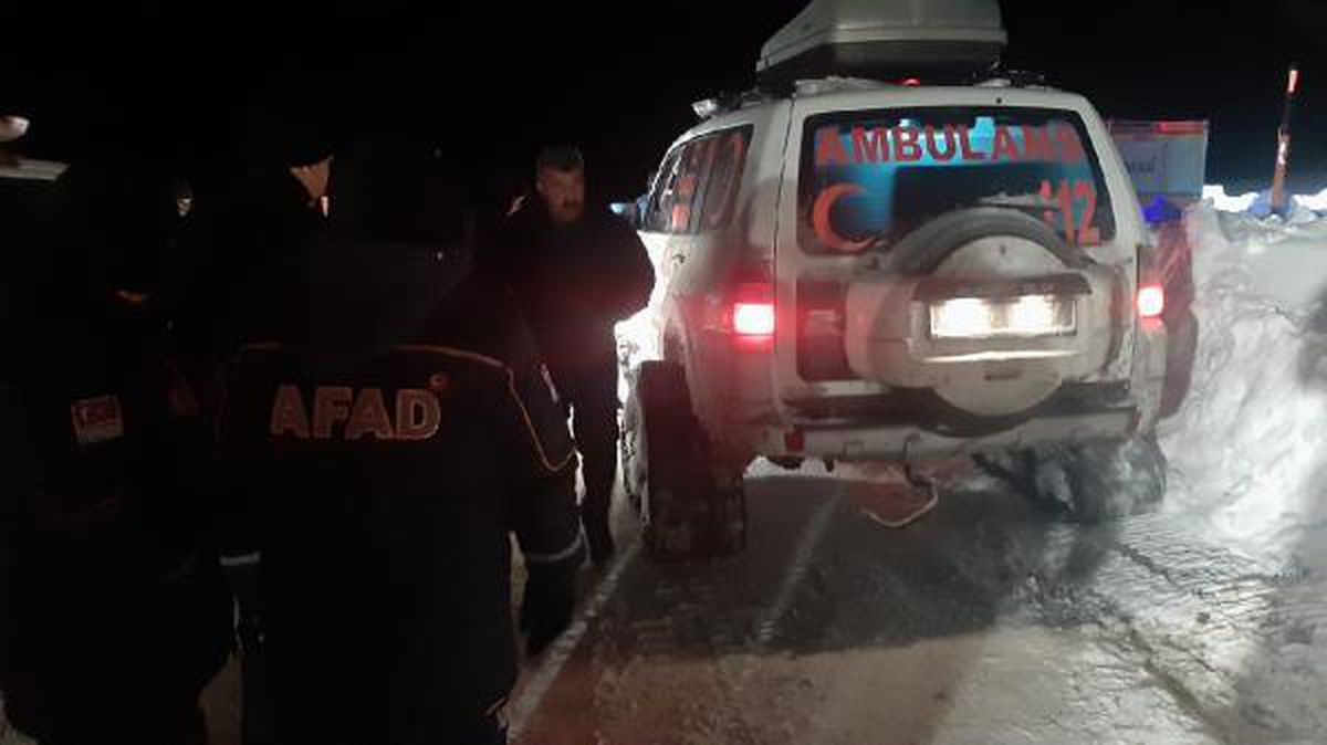 Kar nedeniyle yaylada mahsur kalan aile, 36 saatte kurtarıldı