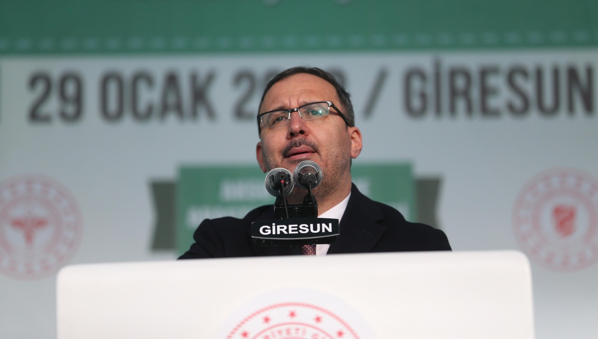 Gençlik ve Spor Bakanı Kasapoğlu, Giresun\'da konuştu Açıklaması