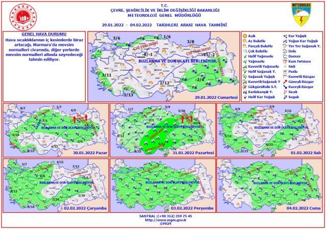 Meteoroloji'den sarı kodlu uyarı! 33 il tehlike altında Meteoroloji'den sarı kodlu uyarı! 33 il tehlike altında