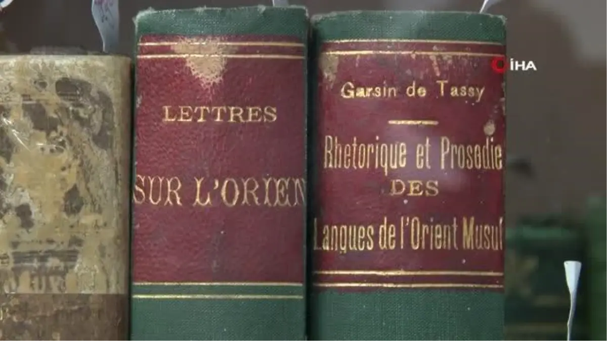 \'Nadir Eserler\' kitaplığı 3 asırlık tarihi 5 bin 698 kitapla yansıtıyor