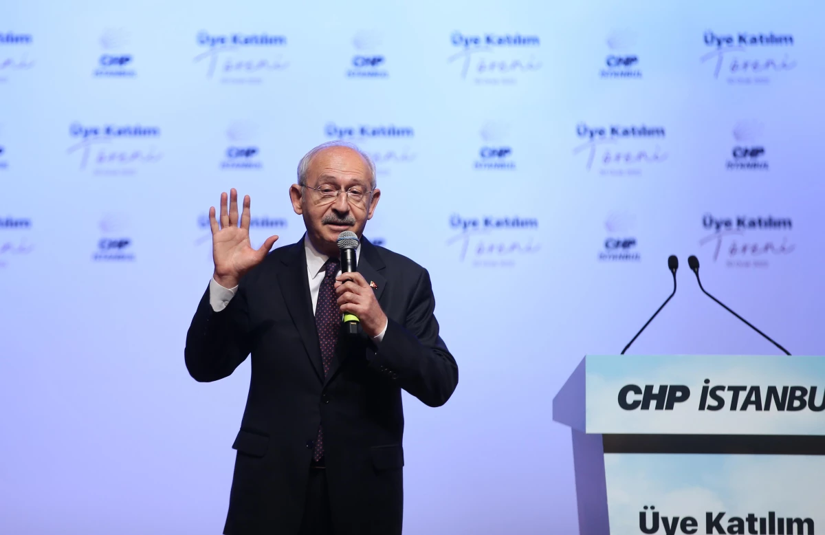 Kılıçdaroğlu, CHP Esenler İlçe Başkanlığı Üye Katılım Töreni\'nde konuştu