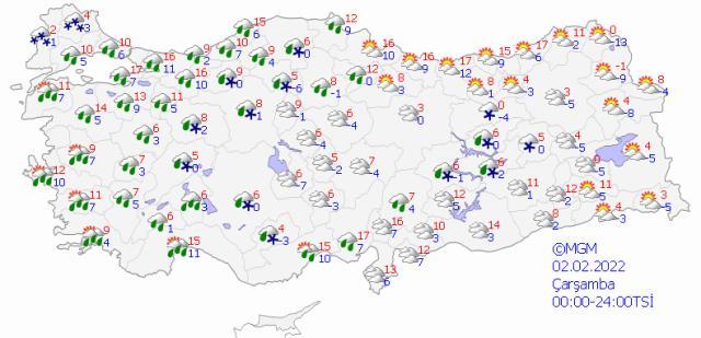 Meteoroloji'den 64 ile sarı kodlu uyarı