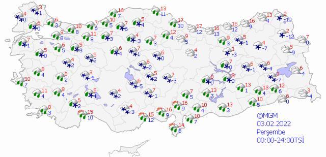 Meteoroloji'den 64 ile sarı kodlu uyarı