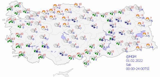 Meteoroloji'den 64 ile sarı kodlu uyarı