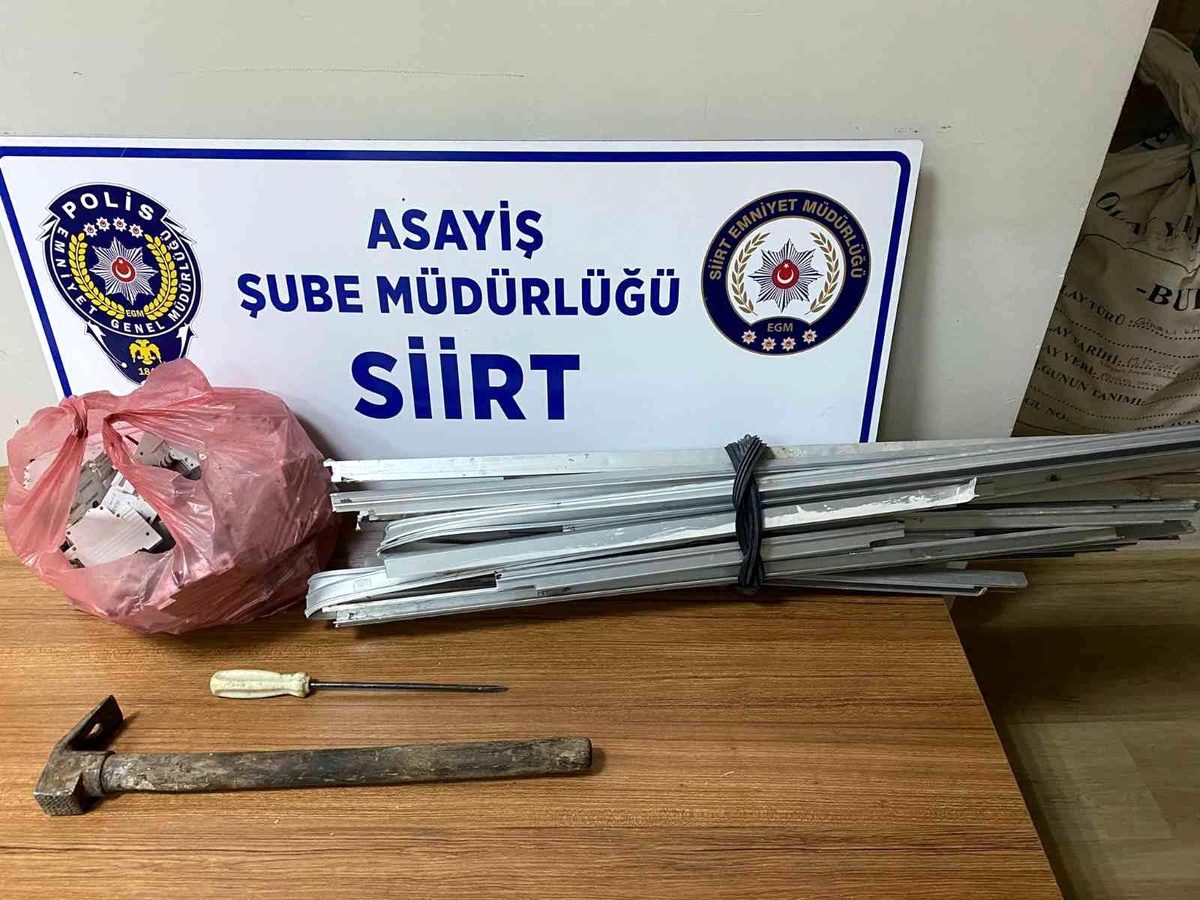 Siirt\'te hırsızlık zanlısı suçüstü yakalandı