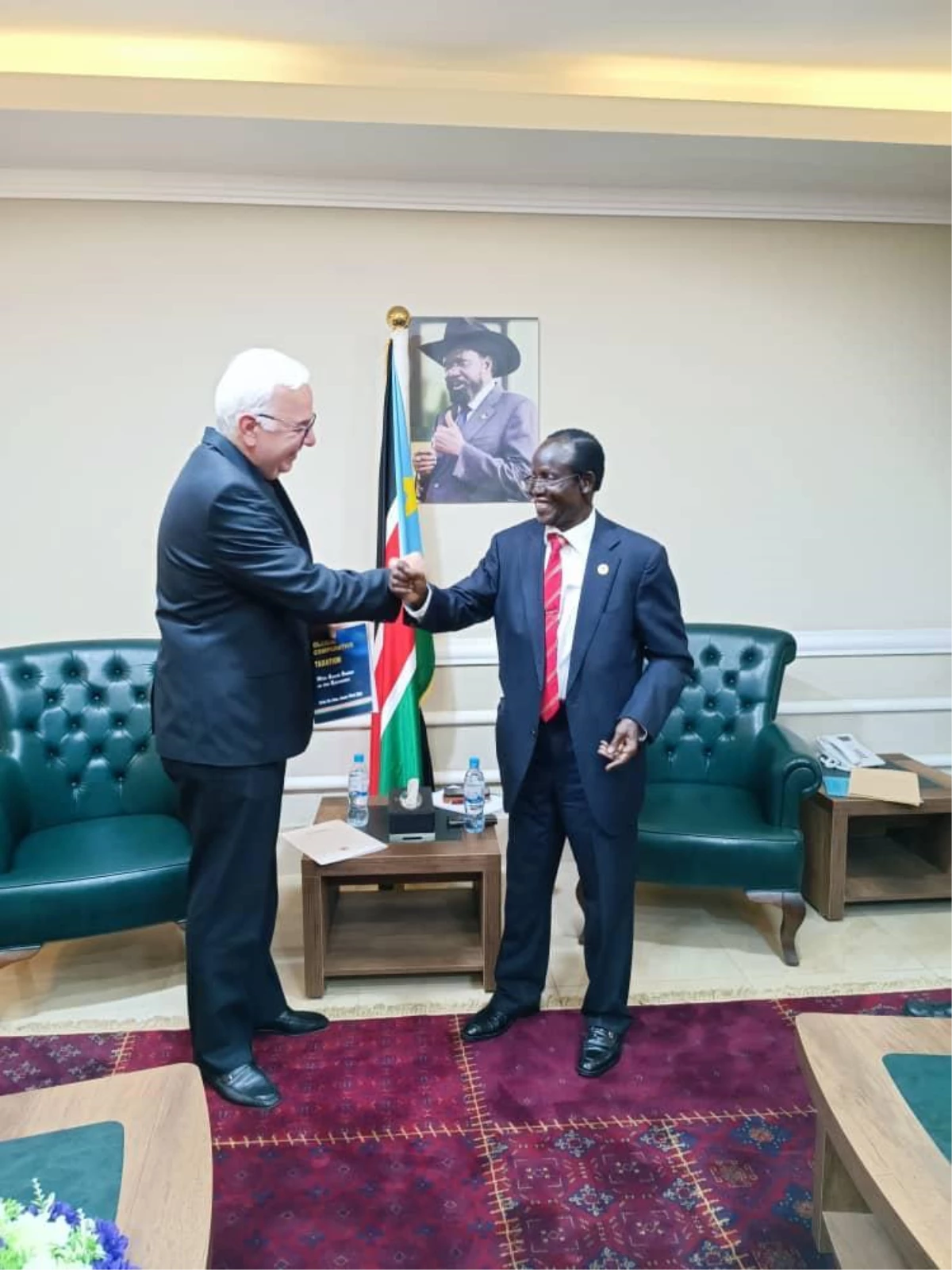 Türkiye\'nin Cuba Büyükelçisi Mutaf, Güney Sudan Cumhurbaşkanı Yardımcısı Igga ile görüştü