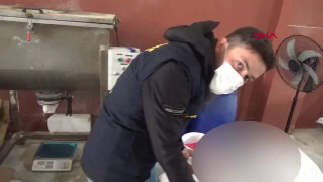 Adana'da 300 bin liralık sahte deterjan ele geçirildi