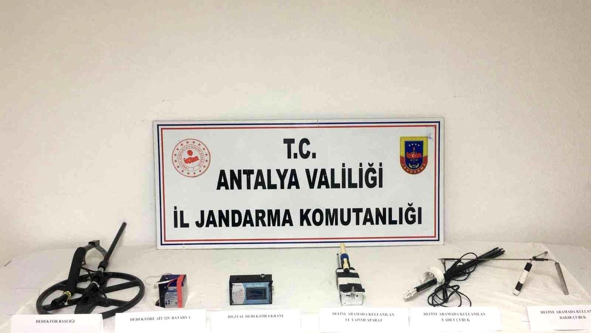 Son dakika haberi | Antalya\'da kaçak kazı operasyonu