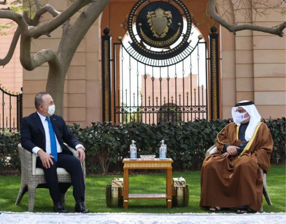 Bakan Çavuşoğlu, Bahreyn Veliaht Prensi ve Başbakanı Al Khalifa\'yla görüştü