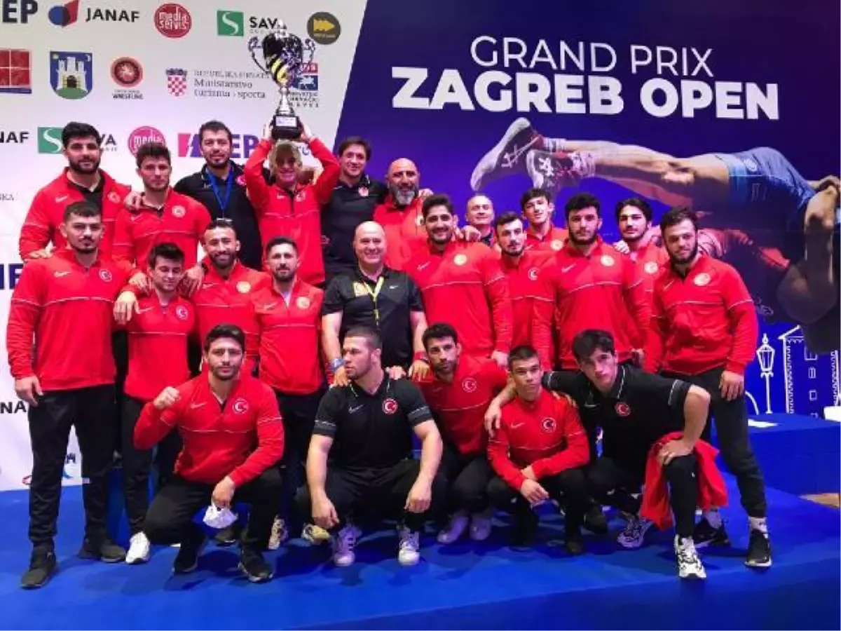 Milli güreşçiler, Grand Prix Zagrep Open\'ı takım halinde şampiyon tamamladı