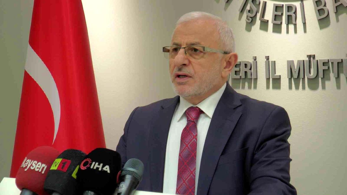 İl Müftüsü Akkuş: "3 ayları dua ederek değerlendirmemiz gerek"