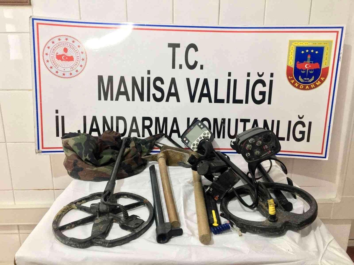 Kaçak kazı yaparken yakalandı serbest kaldı
