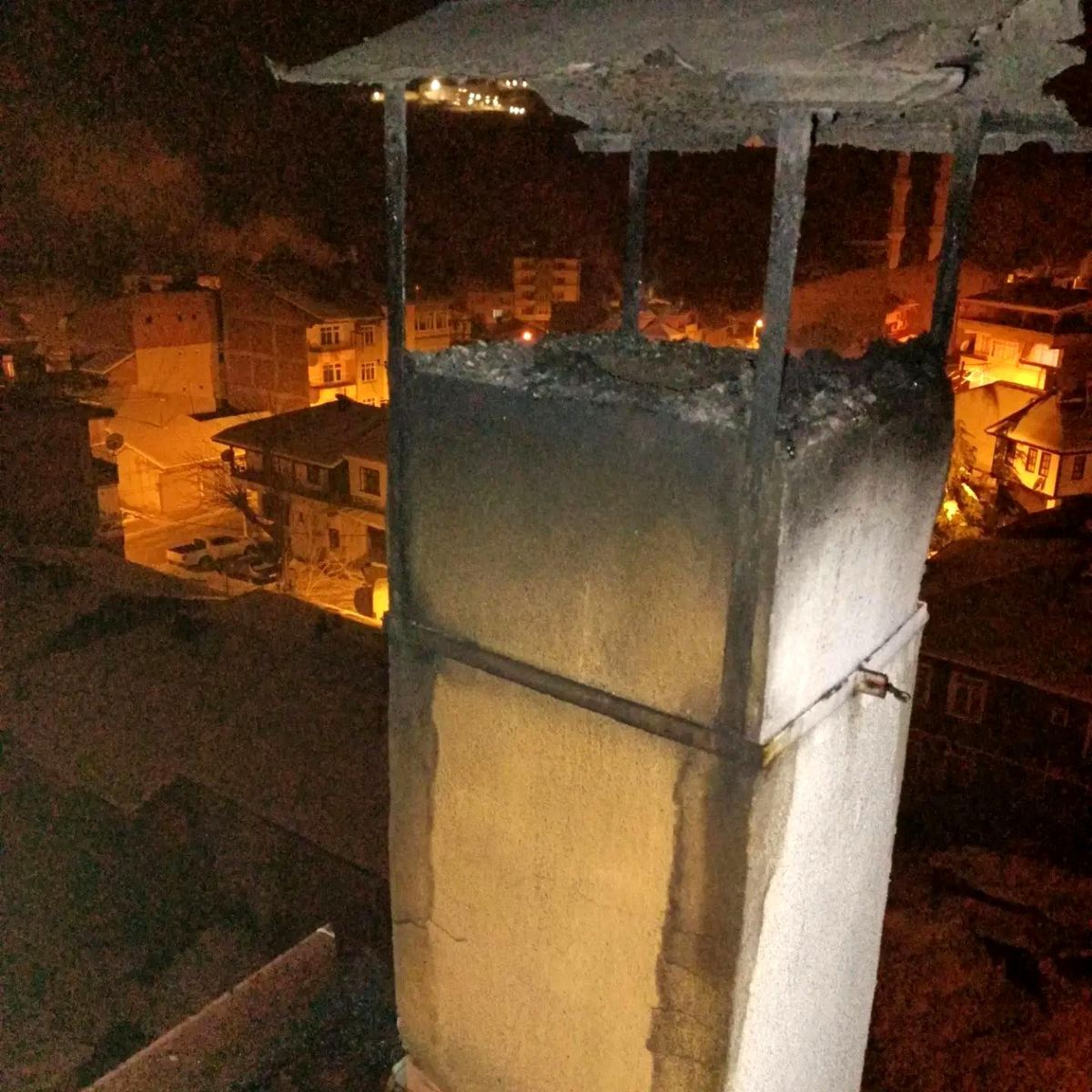 Son dakika haberleri... Kastamonu\'da korkutan baca yangınları: Belediye uyardı