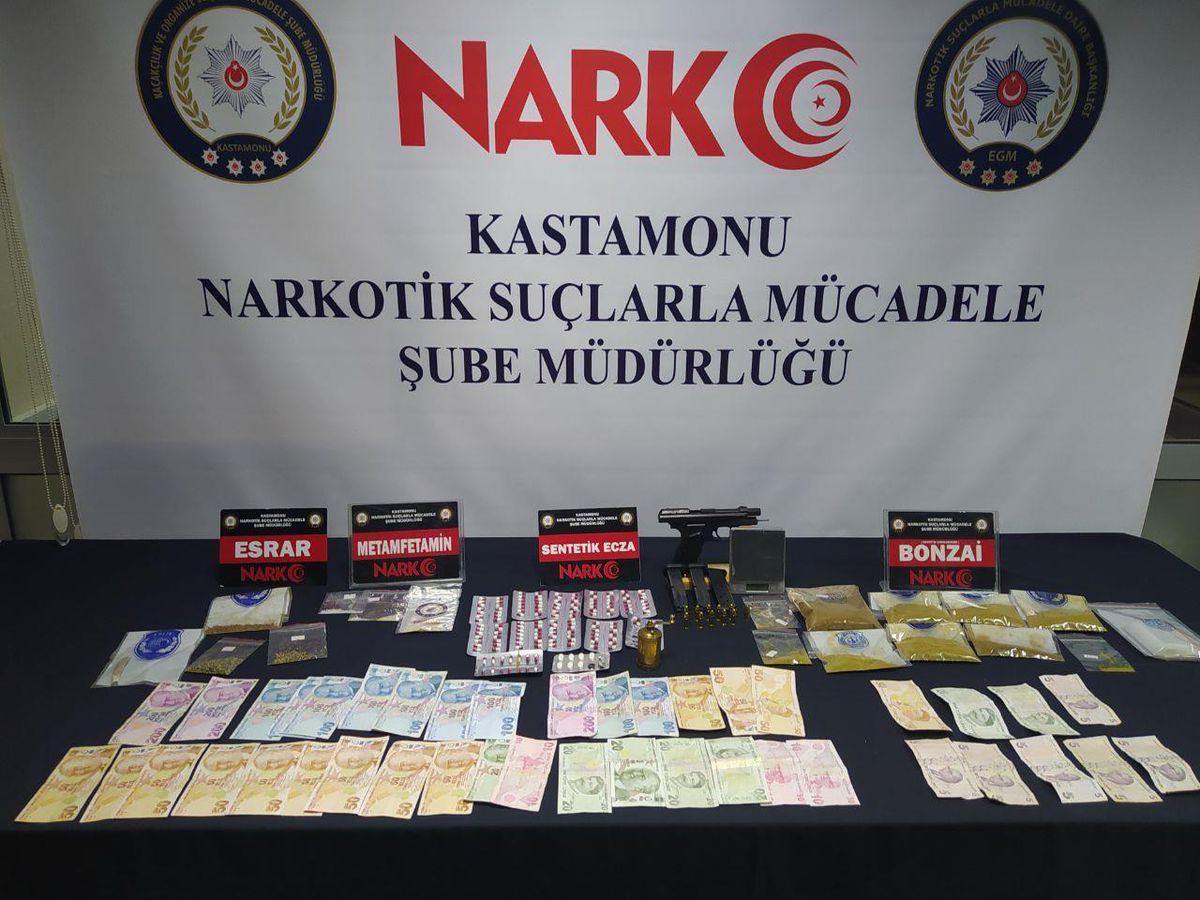 Kastamonu\'da uyuşturucu operasyonunda 2 kişi tutuklandı