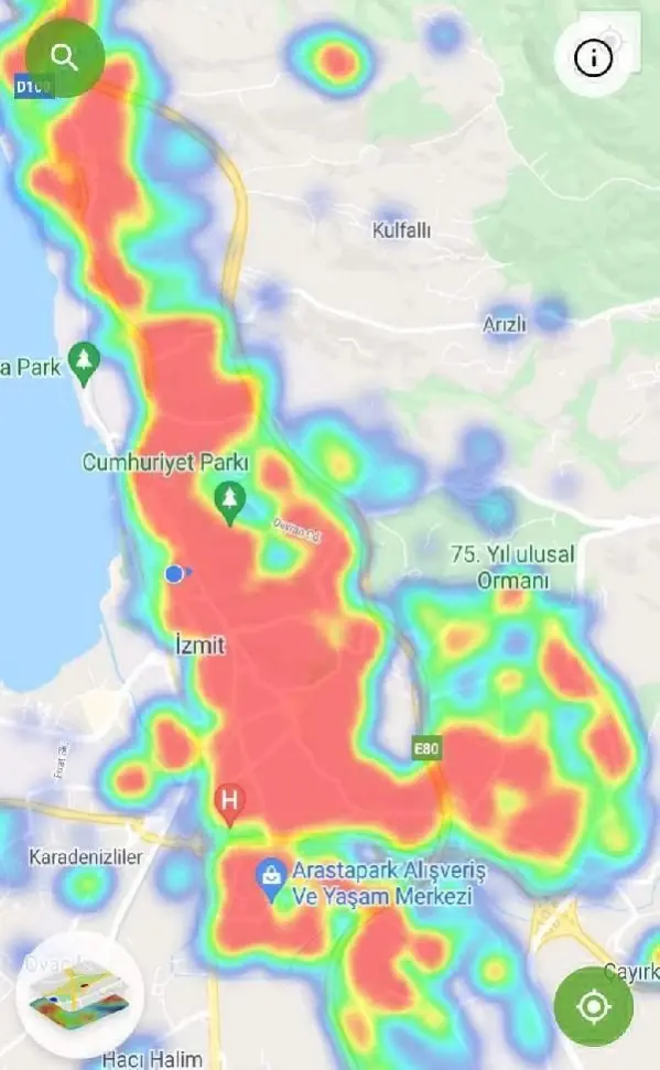 Kocaeli, vaka sayısı en yüksek ikinci il oldu