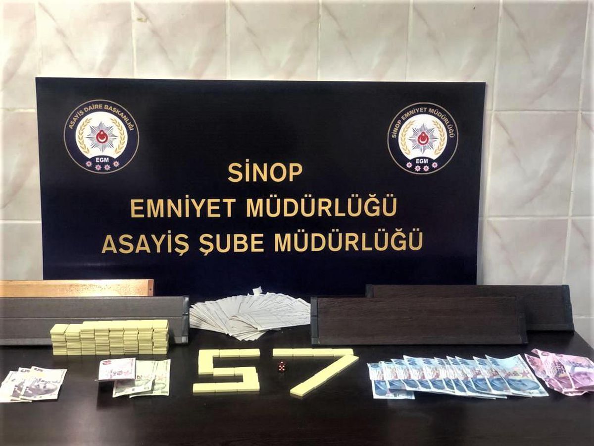 Sinop\'ta kumar operasyonunda 5 kişiye 7 bin 276 lira ceza uygulandı