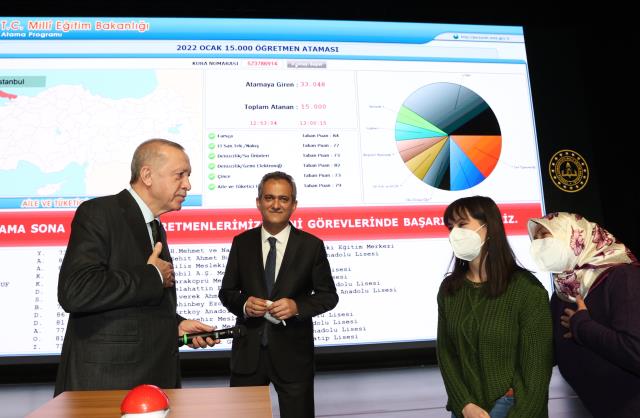 Son dakika! Cumhurbaşkanı Erdoğan butona bastı, 15 bin sözleşmeli öğretmenin ataması gerçekleşti