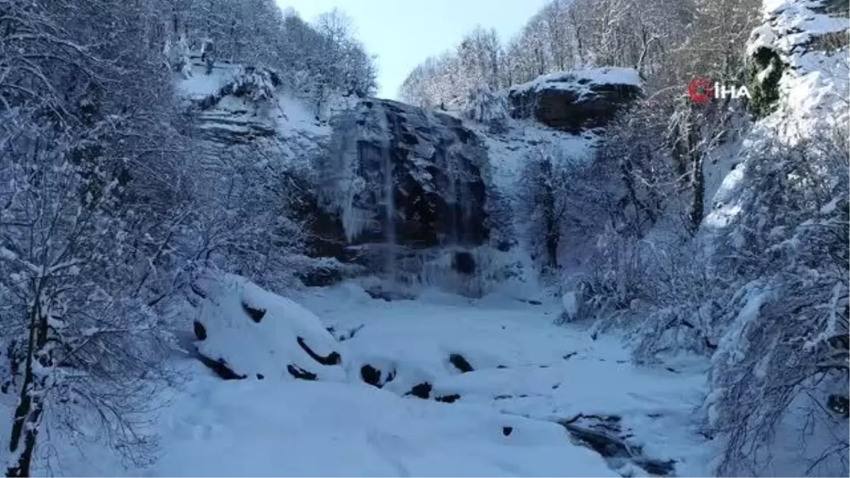 Suuçtu Şelalesi'nden mest eden görüntüler