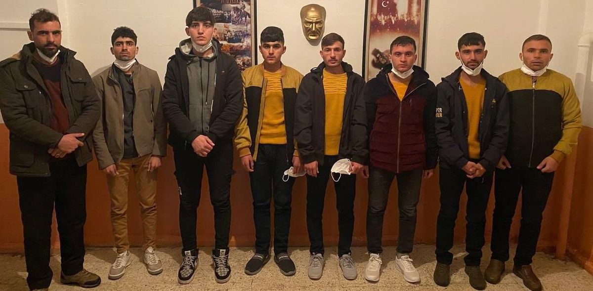 Van\'da 8 düzensiz göçmen yakalandı