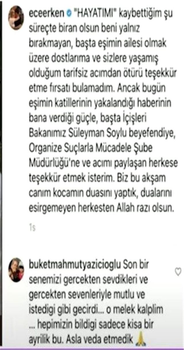 Ece Erken'in Eltisi Buket Mahmutyazıcıoğlu'ndan Çarpıcı Yorum