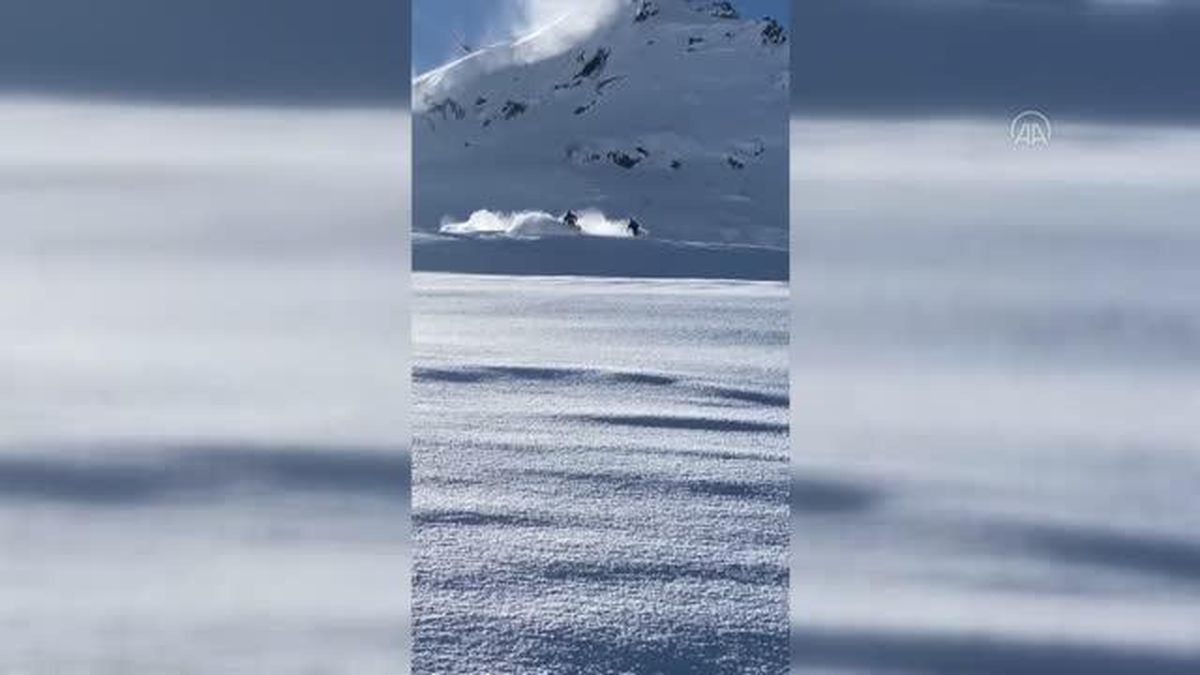 Kaçkar Dağları'nda 'heliski' heyecanı sürüyor