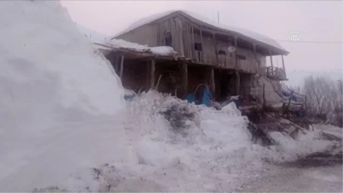 KAHRAMANMARAŞ - Çığ tehlikesi nedeniyle 10 ev boşaltıldı