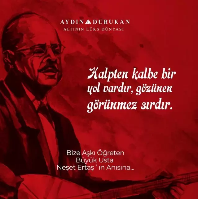 Sevgililer Günü öncesi Neşet Ertaş'lı kampanya