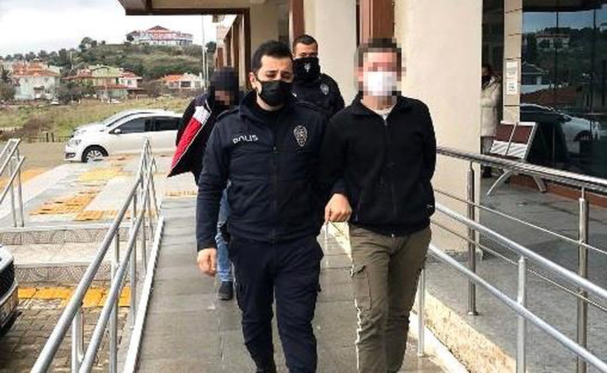 Tonlarca inşaat malzemesi çaldılar, polisten kurtulamadılar