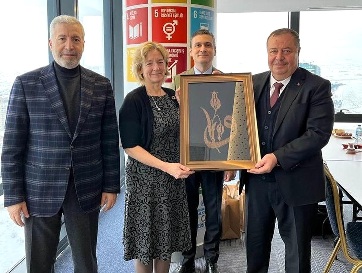 Belediye Başkanı Ramazan, UNDP Temsilcisi Vinton ile bir araya geldi