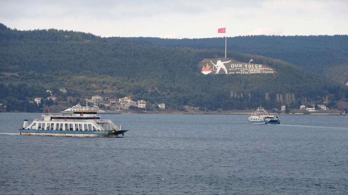 Çanakkale\'de yarınki ada seferlerine fırtına engeli