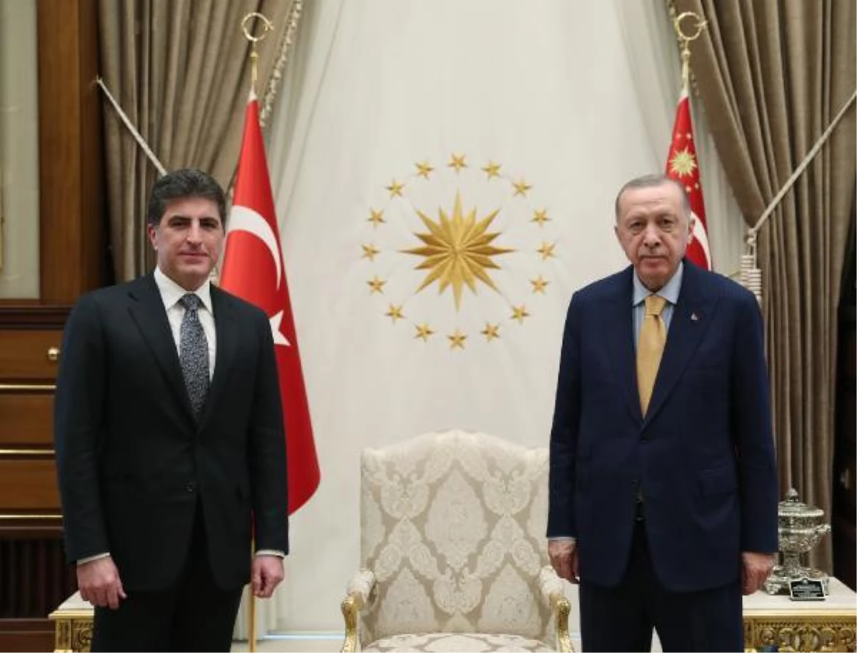 Cumhurbaşkanı Erdoğan, IKBY Başkanı Barzani\'yi kabul etti