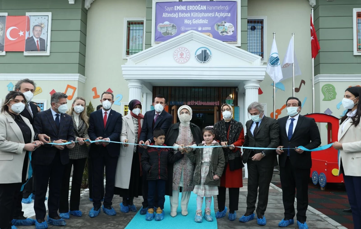 Emine Erdoğan, Altındağ Bebek Kütüphanesinin açılışını yaptı