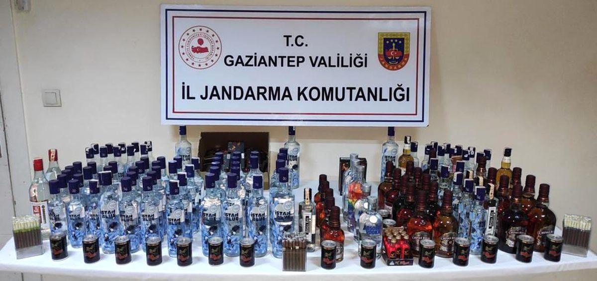 Gaziantep\'te 135 litre sahte alkol ele geçirildi