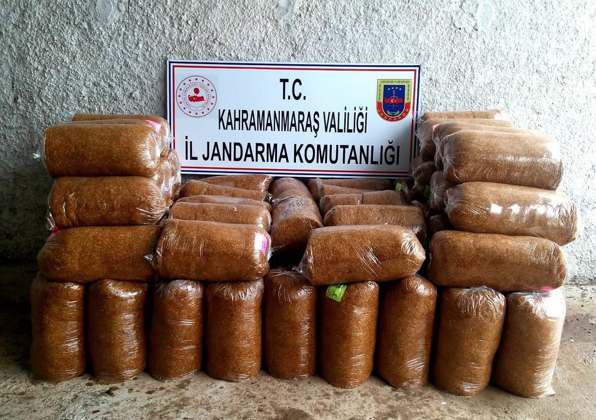 Kahramanmaraş\'ta 210 kilogram kaçak tütün yakalandı