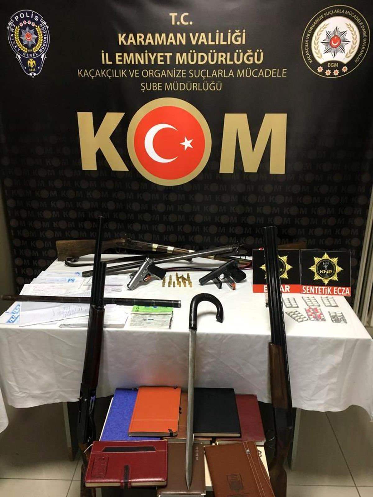 Son dakika haberi... Karaman\'da suç örgütü operasyonu: 7 gözaltı