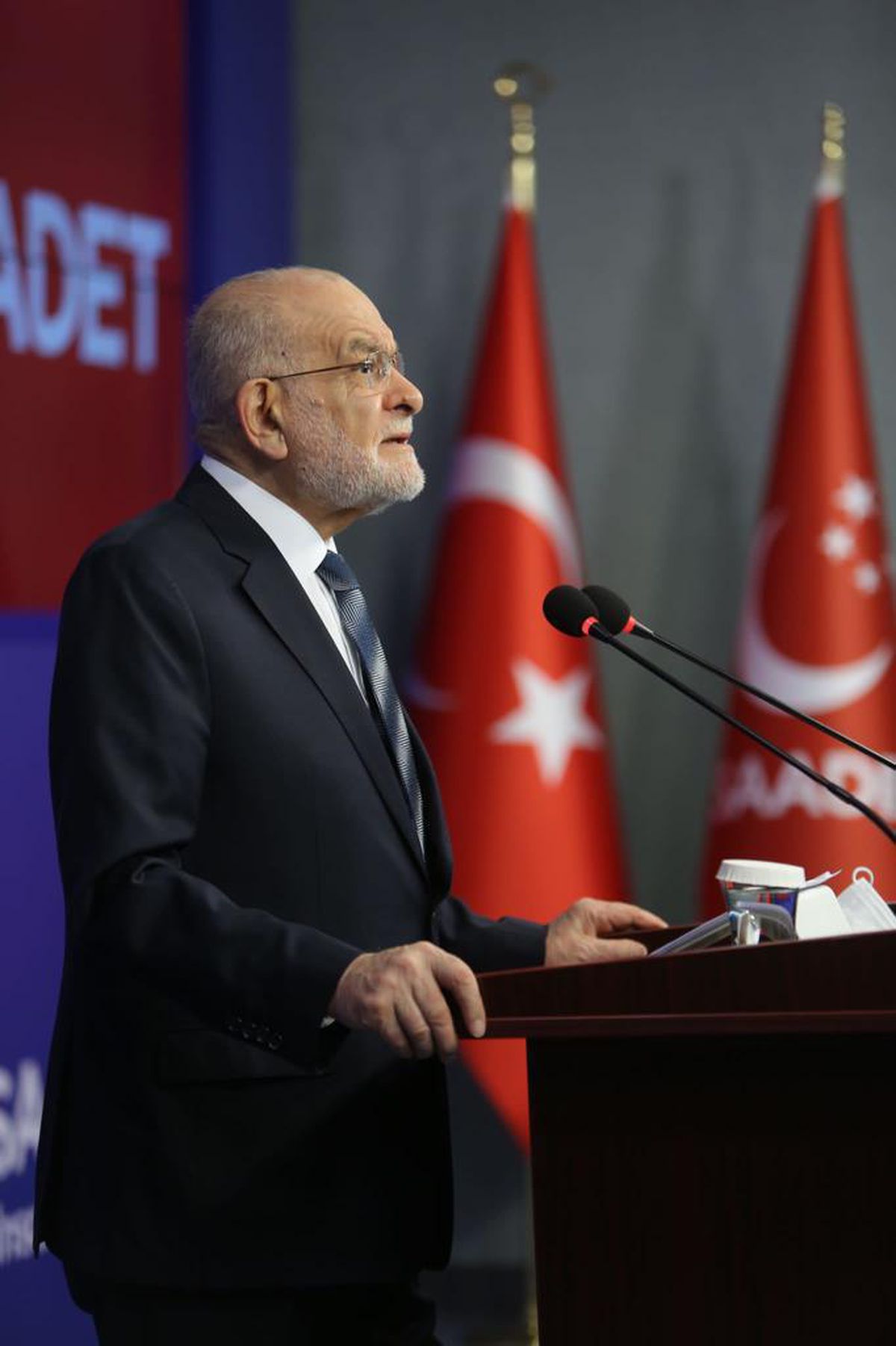 Saadet Partisi Lideri Karamollaoğlu, Kovid-19 tedavisinin ardından ilk basın toplantısını düzenledi Açıklaması
