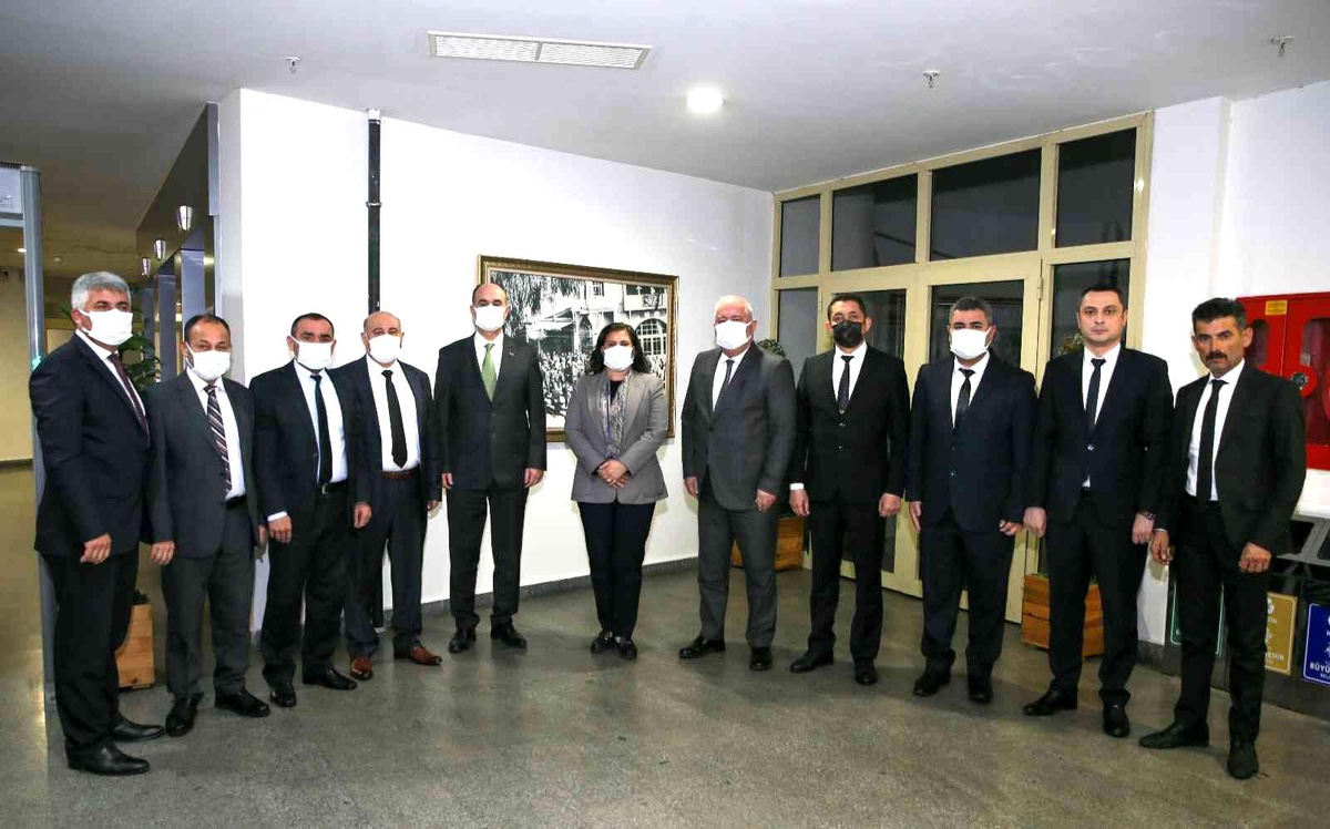 Şoförler Odası\'ın yeni yönetimi Başkan Çerçioğlu ile görüştü