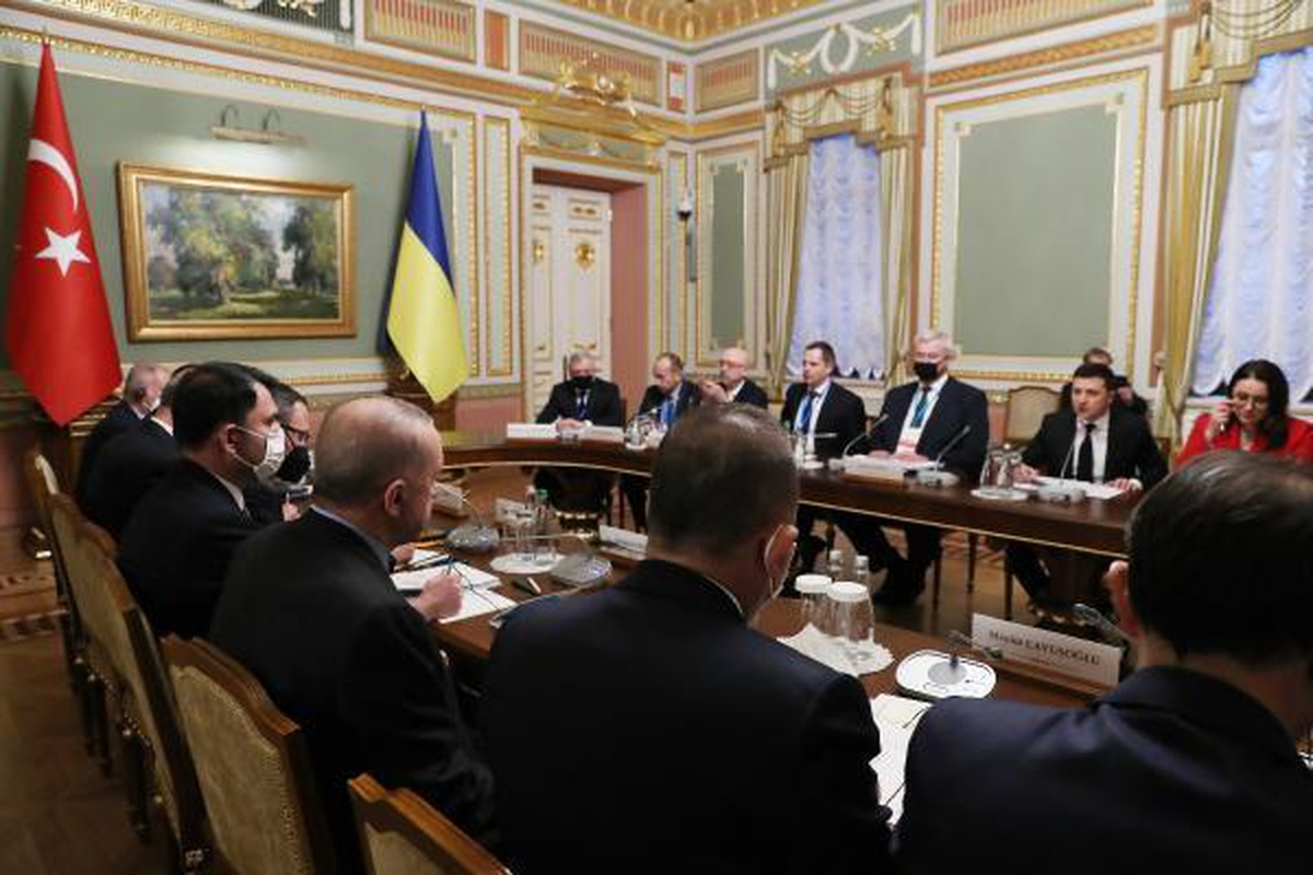 Cumhurbaşkanı Erdoğan, mevkidaşı Zelensky ile YDSK toplantısına katıldı