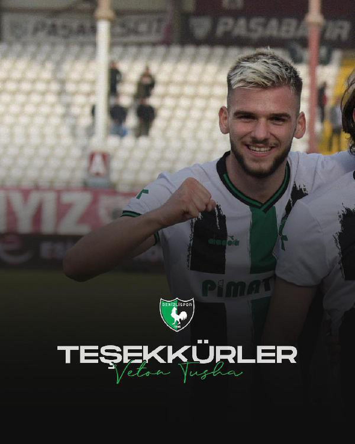 Denizlispor\'da Tusha gitti