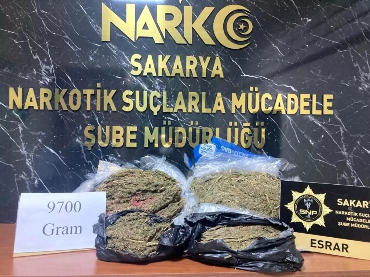 Sakarya\'da 10 kilo uyuşturucu ele geçirildi: 10 tutuklama